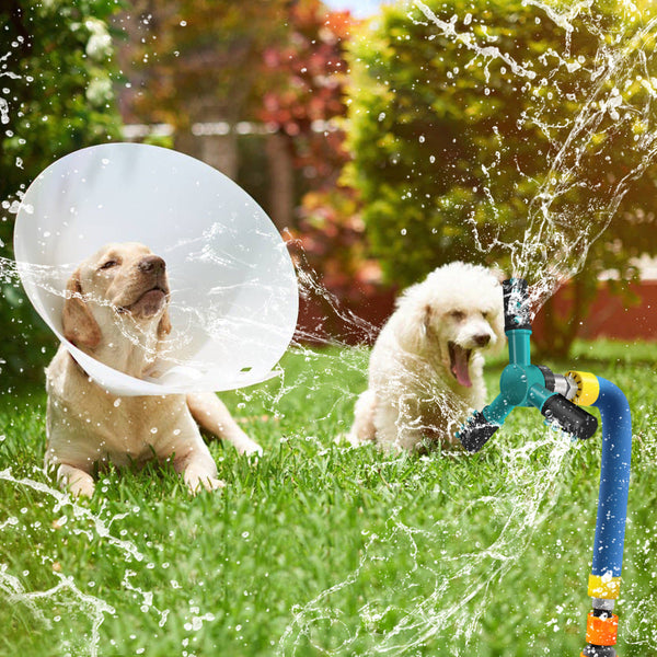 Summer Pet Garden Water Toy Watering Cooling Kids Trampoline Sprinkler Lawn Sprinklers & Sprinkler Heads