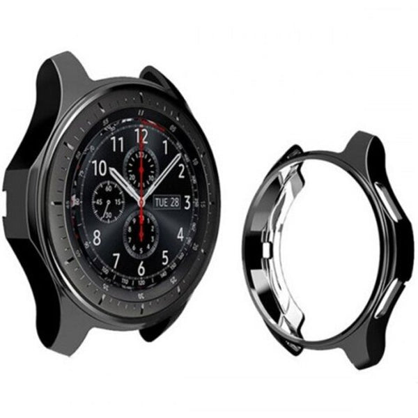 46Mm Tpu Plating Case For Samsung Galaxy Watch Black Smart Watch Cases