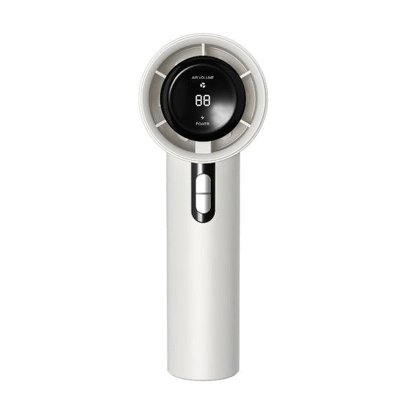 Handheld Turbo Fan With Wind Speeds And 3000Mah Battery Portable Fans