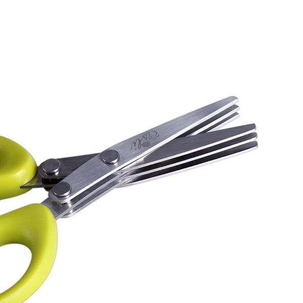 Multifunctional Layer Green Onion Scissors Stainless Steel Kitchen Gadgets Scissors & Shears