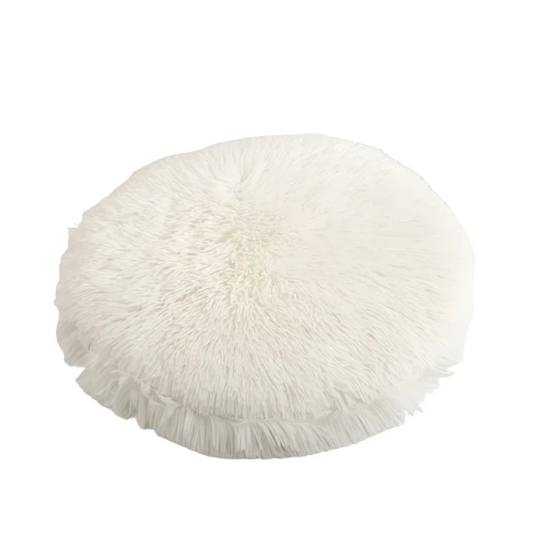 Soft Plush Round Cat Bed Mat For Small Dogs Cats Cozy Fleece Pet Sleeping Kitten Puppy Nest Warm Cushion Accessories Pet Beds