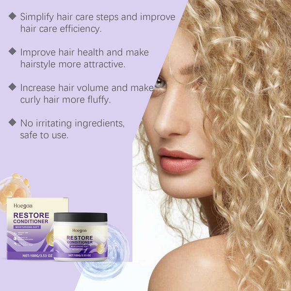 Leave In Repair Curl Mask Nourishes Frizzy Hair For Natural Curls Repair Voluminous Shine Lasting Styling Cream Sets & Kits