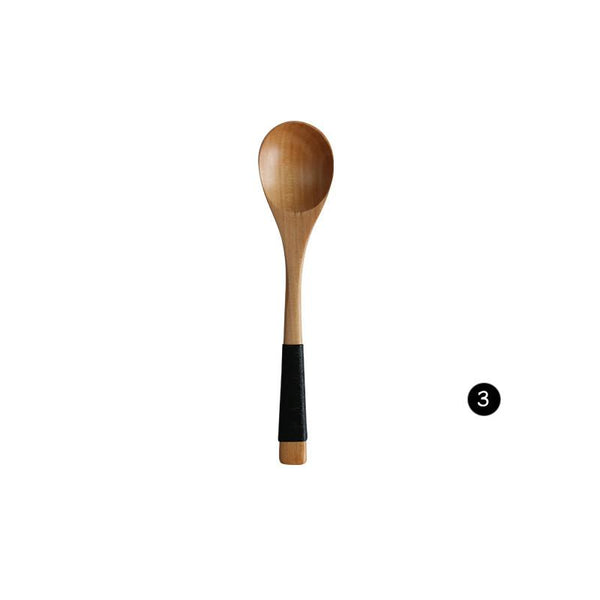 Japanese Style Bamboo Spoon Fork Cooking Utensil Cooking Utensils