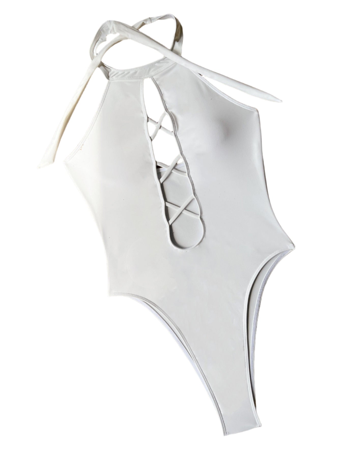 Jumpsuit  Bikini European American Swimsuit Women Neck Hanging Swimwear