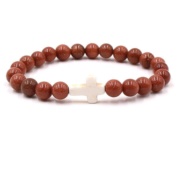 Fashion Bead Jewelry Cross Bracelet Bracelets