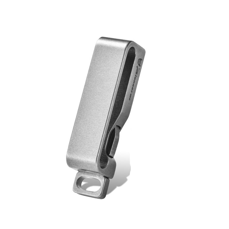 Titanium Waist Belt Buckle & Keychain. Portable Edc Outdoor Tool Belts