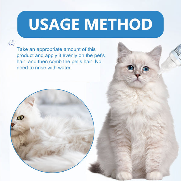 Pet Hair Daily Gentle Cleaning And Scented No Rinse Care Essence For Cats Dogs Dog Grooming