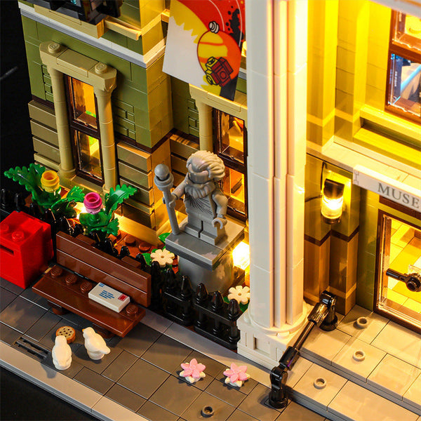 Yeabricks Is Compatible With Lego 10326 Natural History Museum Building Blocks Led Lighting Fixtures Street View Toys And Building Toys Sets & Packs