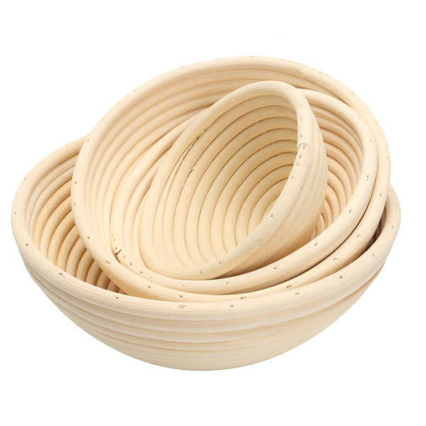 Other Bakeware & Ovenware Round Banneton Brotform Rattan Basket Bread Dough Proofing Bowl
