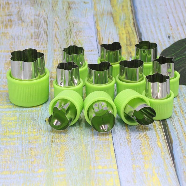 Vegetable Fruit Flowers Cutter Mold Cake Cookie Baking Tools Cookie Cutters