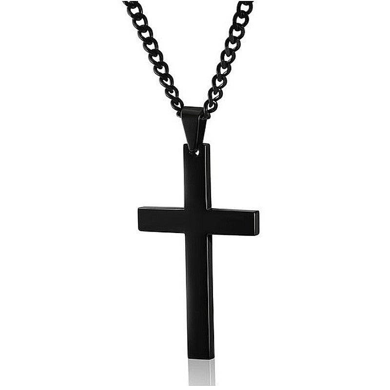 Veile Studios Classic Cross Necklace Men's Pendant Fashion Stainless Steel Jewelry Accessories Necklaces & Pendants