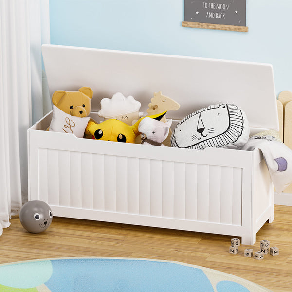 Kids Toy Box Storage Chest Cabinet Colorful Organizer For Playroom Bedroom Toy Boxes