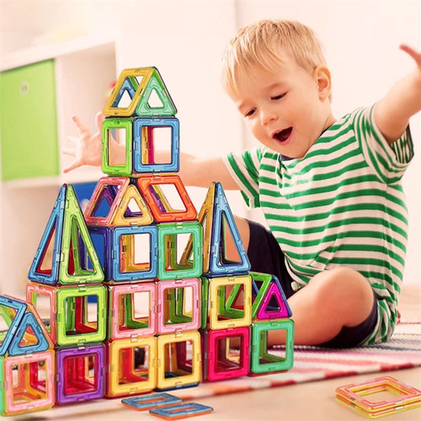 Mag Netic Building Blocks Diy Nets Toys For Kids Designer Construction Set Gifts Children Building Toys Sets & Packs