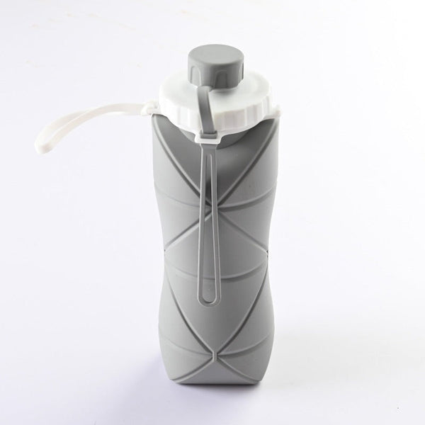 600Ml Folding Silicone Water Bottle Sports Outdoor Travel Portable Cup Running Riding Camping Hiking Kettle