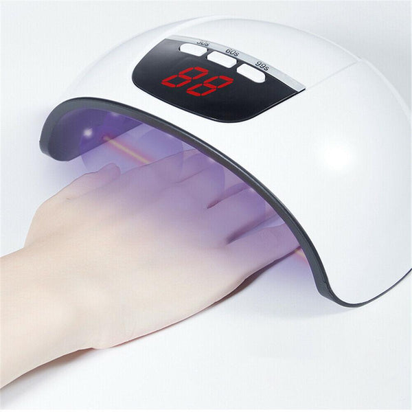 54W Nail Polish Dryer Light Uv Led Lamp For Women Quick Drying Manicure Tools