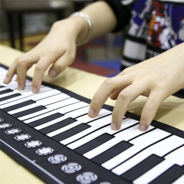 49 Key Hand Roll Electronic Piano Portable Folding Flexible Keyboard Electronic Keyboards