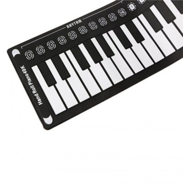 49 Key Hand Roll Electronic Piano Portable Folding Flexible Keyboard Electronic Keyboards