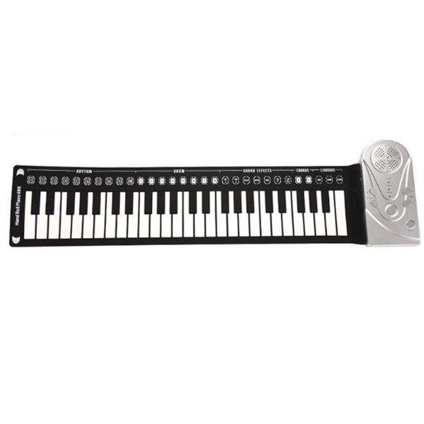 Electronic Keyboards 49 Key Hand Rolled Piano Portable Folding Electronic Beginner Practice With Speakers Suitable For Children