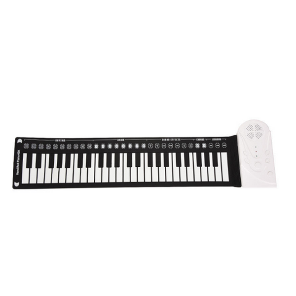 49 Key Hand Rolled Piano Portable Folding Electronic Beginner Practice With Speakers Suitable For Children Electronic Keyboards