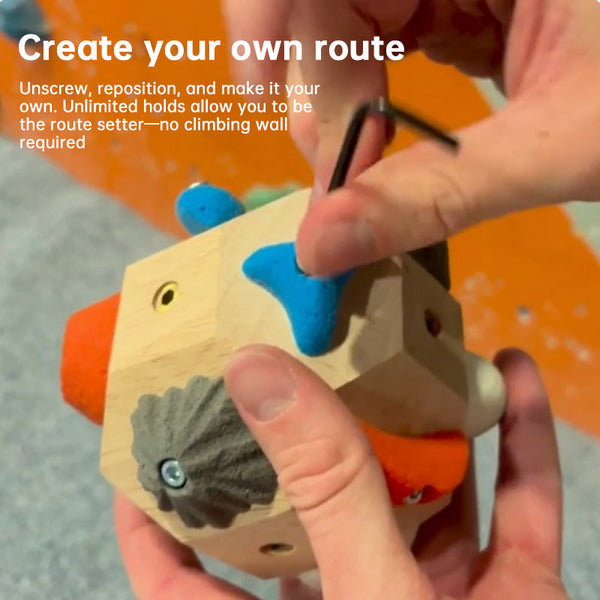 Handmade Boulder: Climbing Support Strength Building Exact Decor Gift Climbing Holds