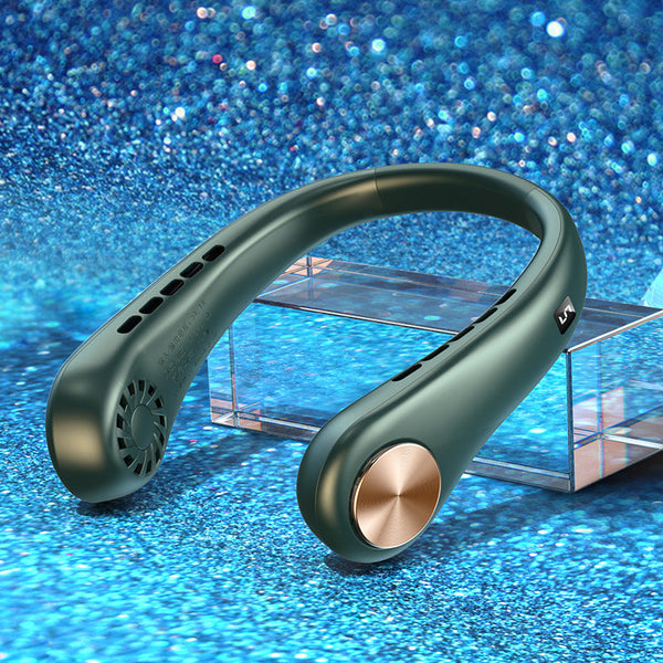 New Mini Neck Fan Portable Bladeless Hanging Rechargeable Air Cooler Summer Sports Fans Portable Fans