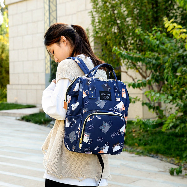 Cute Colourful Multifunctional Backpack Nappy Bag Nappy Bags