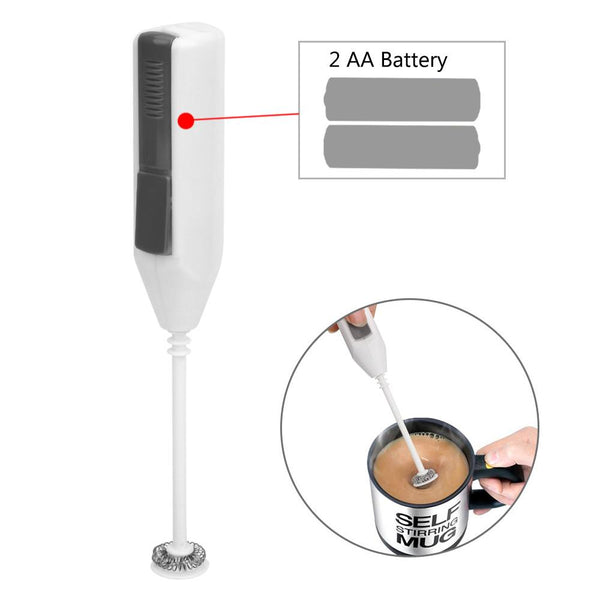 Mini Handheld Milk Frother Egg Beater Kitchen Gadget Milk Frothers