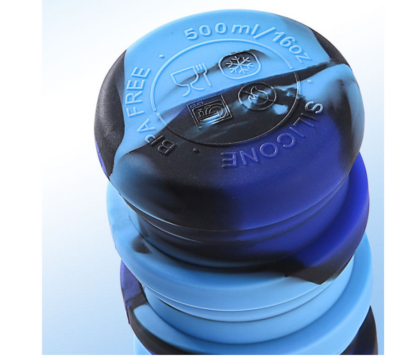 Collapsible Water Bottle Leakproof Fold Silicone Cute Bottles Kids Cup With Straw Water Bottles & Vacuum Flasks