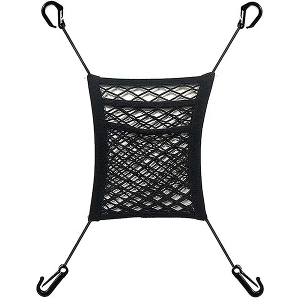 Dog Car Net Barrier Pet Travel Safety Carrier Rear Seat Fence Anti Collision For Child And Pets With Storage Bag Pet Transport