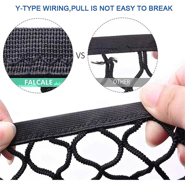 Dog Car Net Barrier Pet Travel Safety Carrier Rear Seat Fence Anti Collision For Child And Pets With Storage Bag Pet Transport