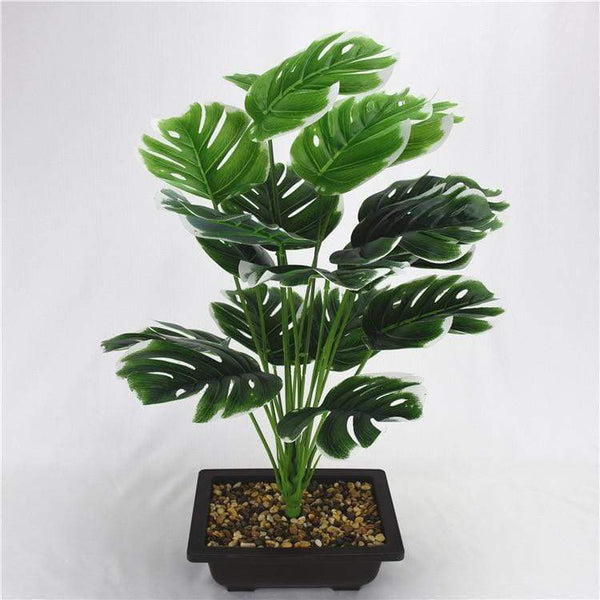 Monstera Leaves Artificial Plants Decor Floral Décor