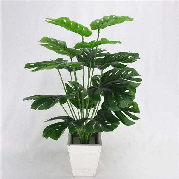 Monstera Leaves Artificial Plants Decor Floral Décor