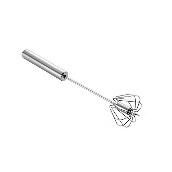 Stainless Steel Egg Beater Semi Automatic Hand Press Rotary Household Kitchen Manual Other Kitchen Gadgets