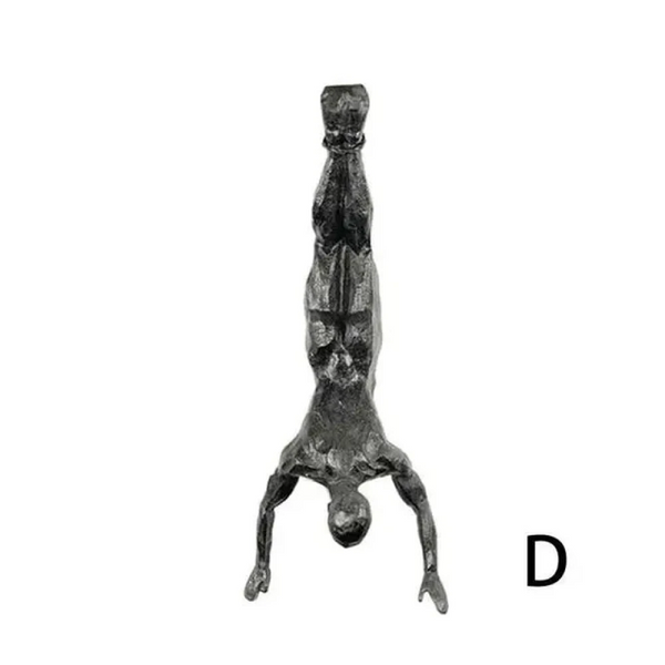 Athlete Rock Climbing Man Resin Background Wall Hanging Decoration Sculpture Statue Figures Present Retro New 2023 Sculptures & Figurines