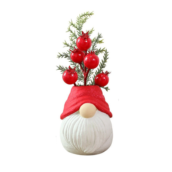 Santa Claus Snowman Resin Christmas Decoration Figurines Elf Dolls Ornament Display Items Wholesale Seasonal Decorations