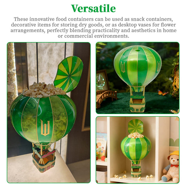 2026 Wicked Hot Air Balloon Popcorn Bucket Personalized Novelty Ornament Fun Home Decor Gift For Christmas Decorative Plates & Bowls