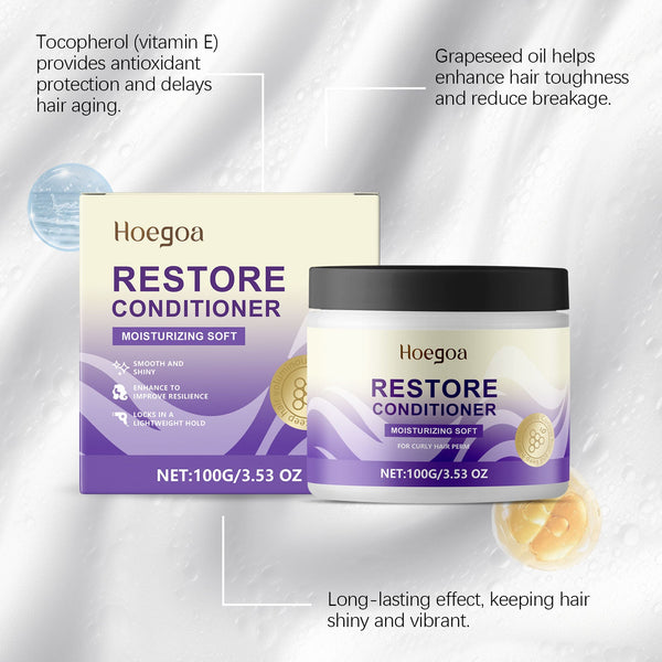 Leave In Repair Curl Mask Nourishes Frizzy Hair For Natural Curls Repair Voluminous Shine Lasting Styling Cream Sets & Kits