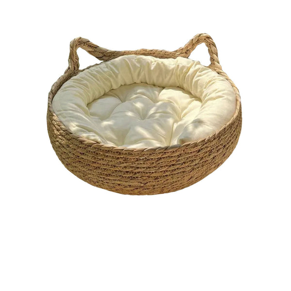 Cat Nest Winter Warm Cushion Thick Round House Pet Beds