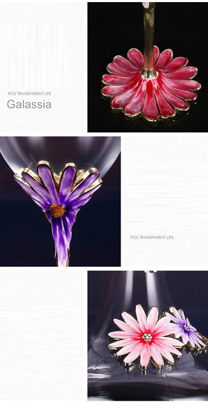 Enamel Red Wine Glass Gift Cup Wine & Champagne Glasses