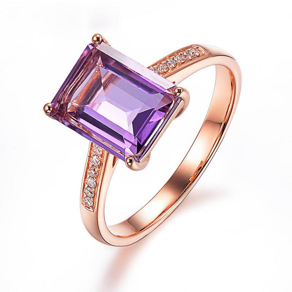 Veile Studios And American Style Square Elegant Ring For Women Rings