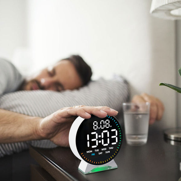 Led Alarm Clock With Custom Jump Second Display Ambient Light Auto Dimming Usb Desk Clock. Alarm Clocks & Clock Radios