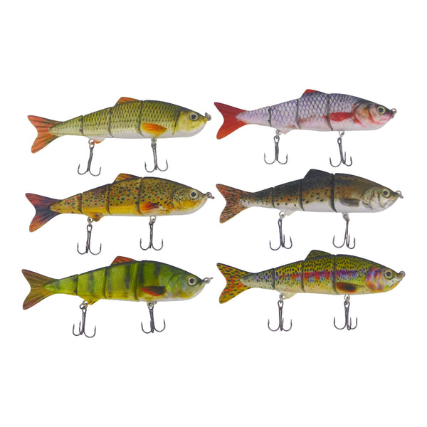 Finesse Naturals 4 Segment Swimbait 110Mm 16.5Gm Redfin Baits & Lures