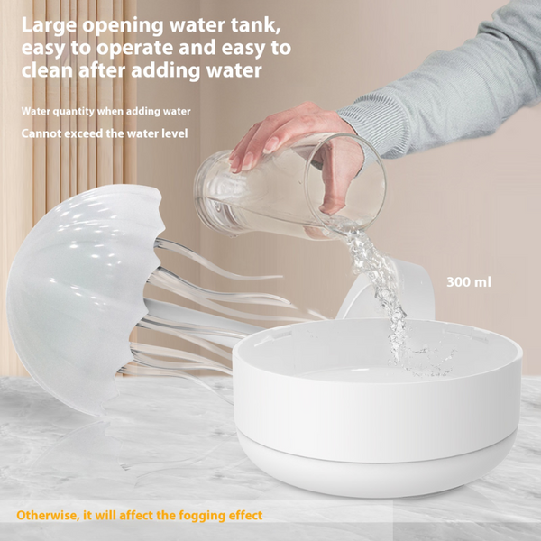 Jellyfish Humidifier Fragrance Diffuser Colourful Night Light Heavy Fog Essential Oil Night Lights