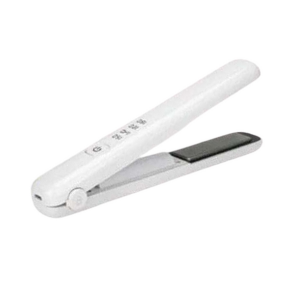 Usb Rechargeable Portable Mini Wireless Curling Iron Hair Straightener Dual Purpose Rollers & Curlers