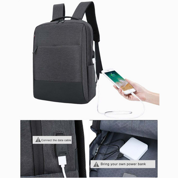 Business Mens Backpack Multifunctional Waterproof Nylon Bags Portable Usb Charging Backpacks