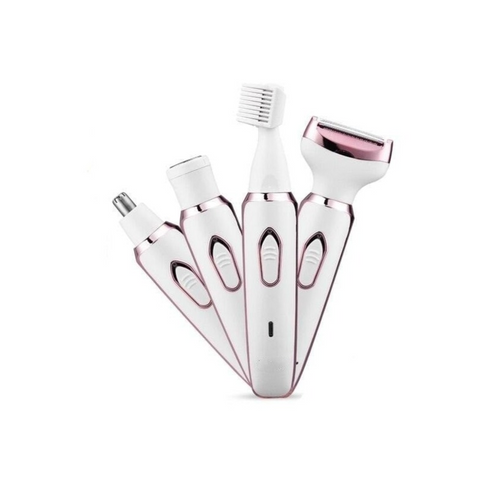 4 In 1 Electric Women Epilator Bikini Body Armpit Usb Rechargeable Hair Removal Trimmer Quick Safe Shaver