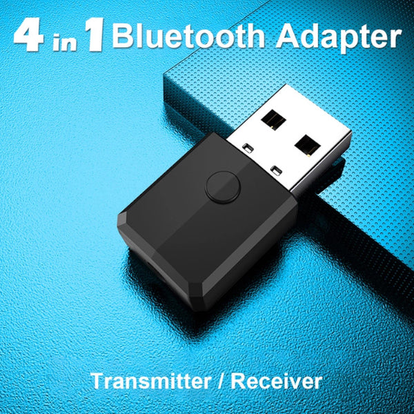 4 In 1 Usb Bluetooth Adapter Receiver Transmitter Aux 3.5Mm Car Home Audio Pc