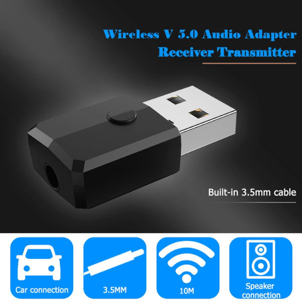4 In 1 Usb Bluetooth Adapter Receiver Transmitter Aux 3.5Mm Car Home Audio Pc