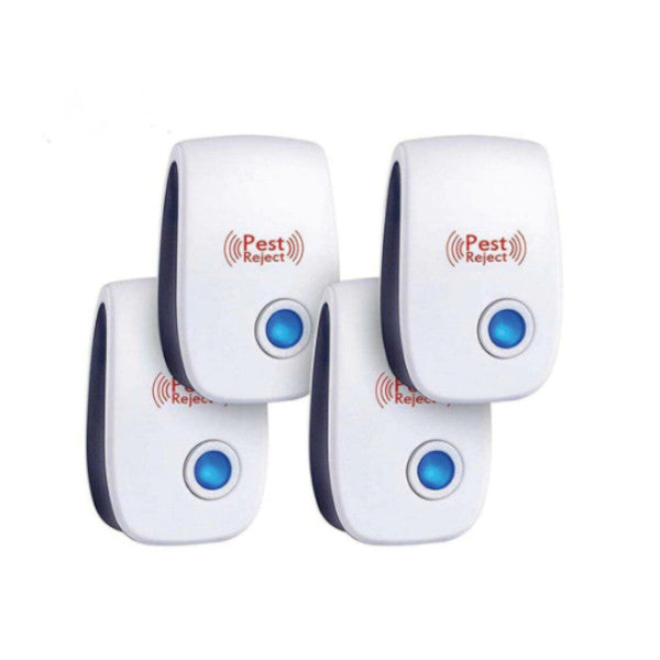 4 Pack Ultrasonic Electric Plug In Indoor Pest Repellant Ultrasonic Pest Repellers