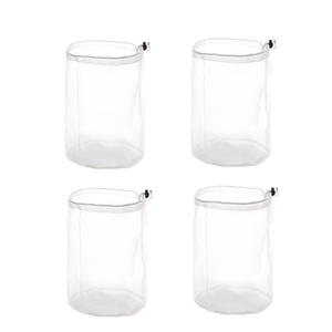 4 Pieces Laundray Wash Bags Transparent